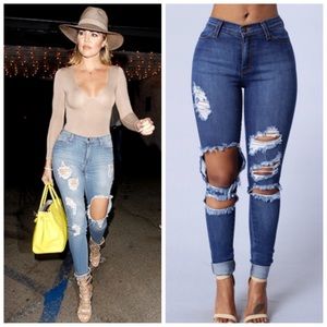 Fashion Nova Beach Bum Jeans